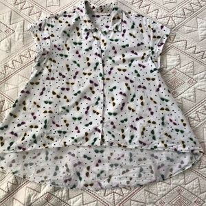 Zara hi-low trapeze top